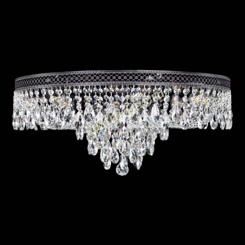 Люстра Венеция Кольцо журавлик №8 черная в Саратове Гусь Хрустальный