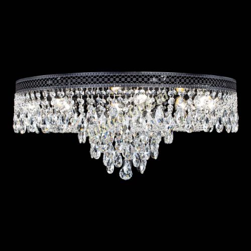 Люстра Венеция Кольцо журавлик №8 черная в Саратове Гусь Хрустальный