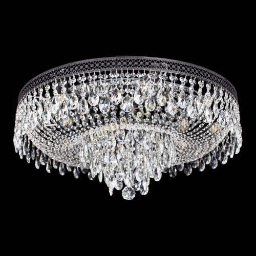 Люстра Венеция Кольцо журавлик №8 черная в Саратове Гусь Хрустальный