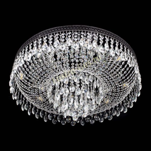 Люстра Венеция Кольцо журавлик №8 черная в Саратове Гусь Хрустальный