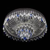 Люстра Венеция Кольцо Черная №8 синяя в Саратове