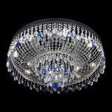 Люстра Венеция Кольцо Черная №8 синяя в Саратове