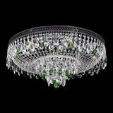 Люстра Венеция Кольцо Черная №8 зеленая в Саратове