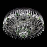 Люстра Венеция Кольцо Черная №8 зеленая в Саратове