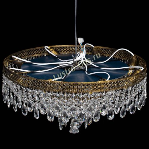Люстра Венеция Кольцо журавлик №8 под бронзу в Саратове Гусь Хрустальный