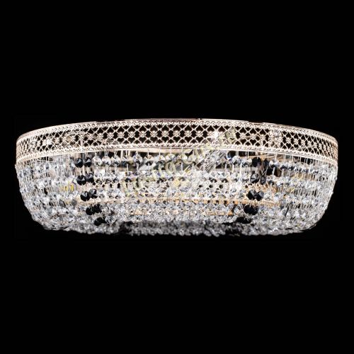 Люстра Венеция Кольцо черная в Саратове Гусь Хрустальный