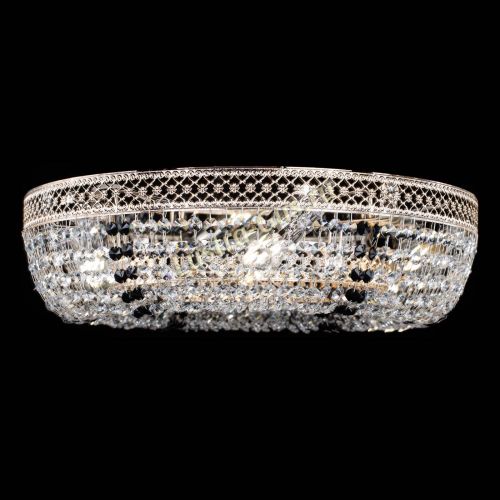 Люстра Венеция Кольцо черная в Саратове Гусь Хрустальный