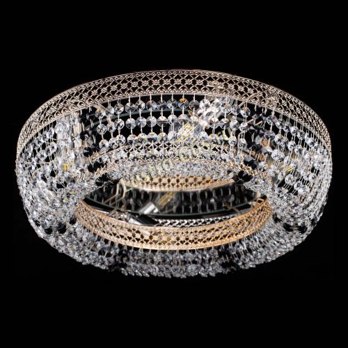 Люстра Венеция Кольцо черная в Саратове Гусь Хрустальный