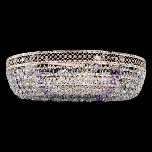 Люстра Венеция Кольцо фиолетовая в Саратове Гусь Хрустальный