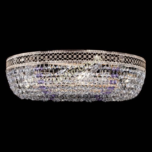 Люстра Венеция Кольцо фиолетовая в Саратове Гусь Хрустальный