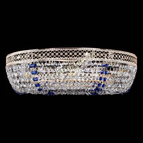 Люстра Венеция Кольцо синяя в Саратове Гусь Хрустальный