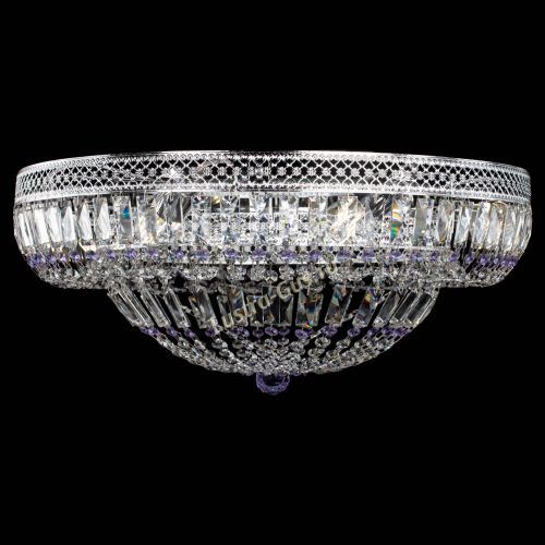 Люстра Венеция Купол пластинка 600 Фиолетовая в Саратове Гусь Хрустальный