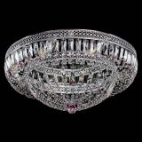 Люстра Венеция Купол пластинка 600 Розовая в Саратове