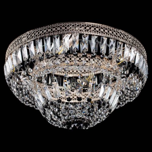 Люстра Венеция Купол пластинка Черная в Саратове Гусь Хрустальный