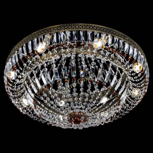 Люстра Венеция Купол пластинка под бронзу Чайная в Саратове Гусь Хрустальный