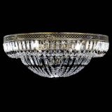 Люстра Венеция Купол пластинка под бронзу Черная в Саратове