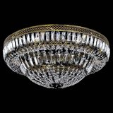 Люстра Венеция Купол пластинка под бронзу Черная в Саратове