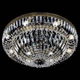 Люстра Венеция Купол пластинка под бронзу Черная в Саратове