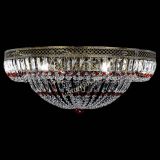 Люстра Венеция Купол пластинка под бронзу Красная в Саратове