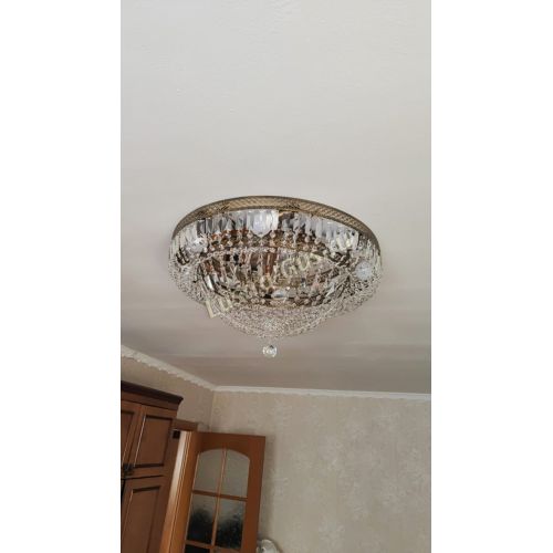 Люстра Венеция Купол пластинка под бронзу в Саратове Гусь Хрустальный