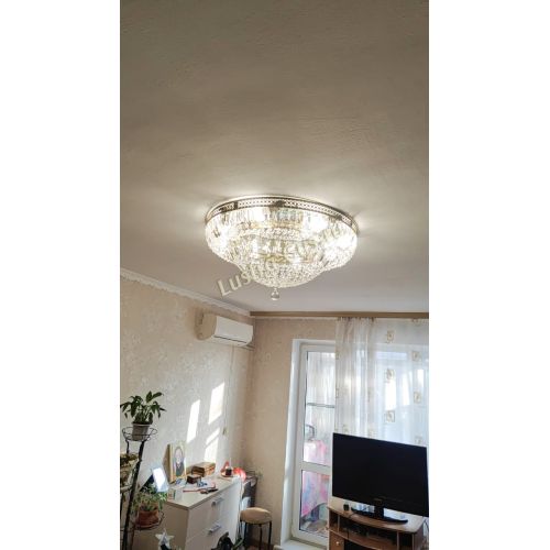 Люстра Венеция Купол пластинка под бронзу в Саратове Гусь Хрустальный