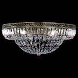 Люстра Венеция Купол пластинка под бронзу Розовая в Саратове