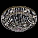 Люстра Венеция Купол пластинка под бронзу Розовая в Саратове