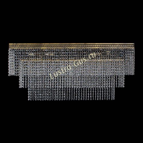 Люстра Прямоугольник Венеция №8 под бронзу в Саратове Гусь Хрустальный