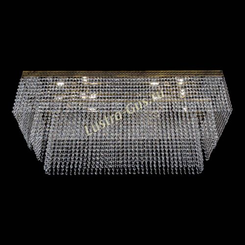 Люстра Прямоугольник Венеция №8 под бронзу в Саратове Гусь Хрустальный