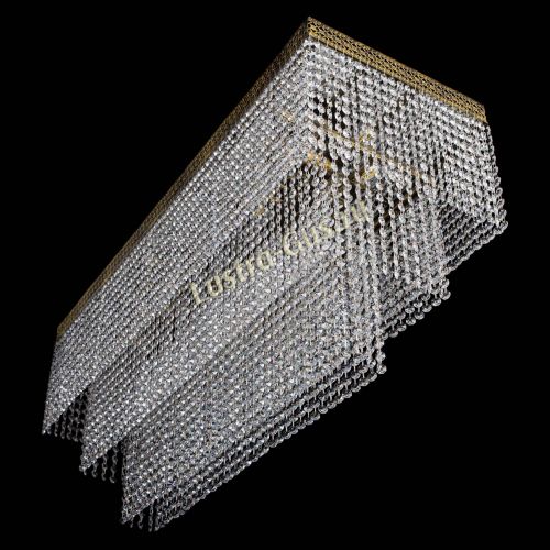 Люстра Прямоугольник Венеция №8 под бронзу в Саратове Гусь Хрустальный