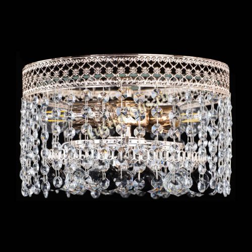 Люстра Венеция шар №2 черная в Саратове Гусь Хрустальный