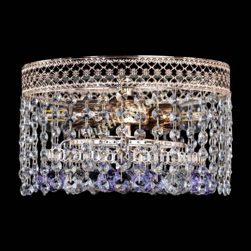 Люстра Венеция шар №2 фиолетовая в Саратове Гусь Хрустальный