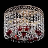 Люстра Венеция шар №2 красная в Саратове