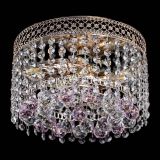 Люстра Венеция шар №2 розовая в Саратове