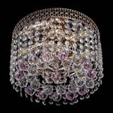 Люстра Венеция шар №2 розовая в Саратове