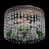 Люстра Венеция шар №2 зеленая в Саратове