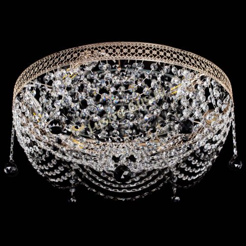 Люстра Венеция Жасмин черная в Саратове Гусь Хрустальный