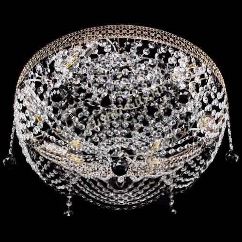 Люстра Венеция Жасмин черная в Саратове Гусь Хрустальный