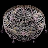 Люстра Венеция Жасмин розовая в Саратове