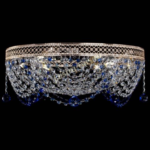 Люстра Венеция Жасмин синяя в Саратове Гусь Хрустальный