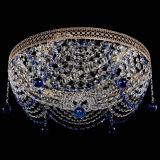 Люстра Венеция Жасмин синяя в Саратове