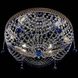 Люстра Венеция Жасмин синяя в Саратове