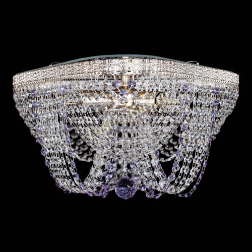 Люстра Верона Токката №5 фиолетовая в Саратове Гусь Хрустальный