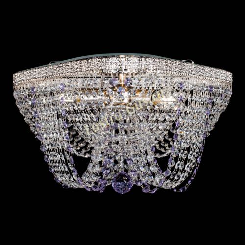 Люстра Верона Токката №5 фиолетовая в Саратове Гусь Хрустальный