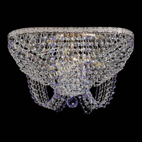 Люстра Верона Токката №5 фиолетовая в Саратове Гусь Хрустальный