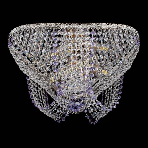 Люстра Верона Токката №5 фиолетовая в Саратове Гусь Хрустальный