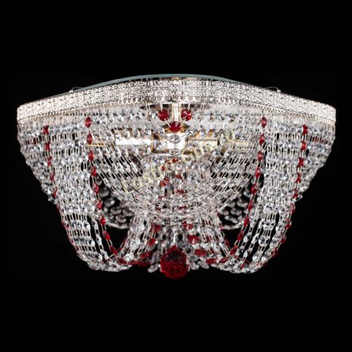 Люстра Верона Токката №5 красная в Саратове Гусь Хрустальный