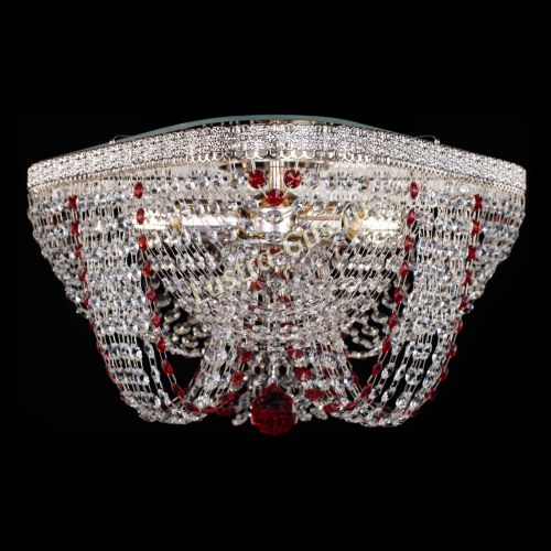 Люстра Верона Токката №5 красная в Саратове Гусь Хрустальный