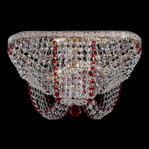 Люстра Верона Токката №5 красная в Саратове Гусь Хрустальный