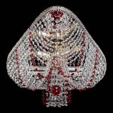 Люстра Верона Токката №5 красная в Саратове